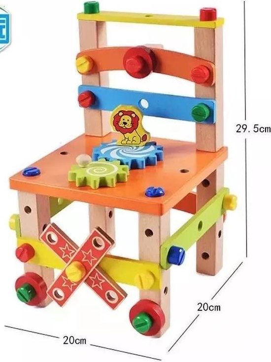 Speelgoed Stoel voor kinderen / Stoel Multifunctionele Demontage Stoel /  Montage Stoel... | bol.com