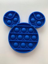 Pop Bubble - Pop it - fidget toy - Blauwe - Mickey mouse vorm - Speeltje - Nieuwe pop it - Tiktok