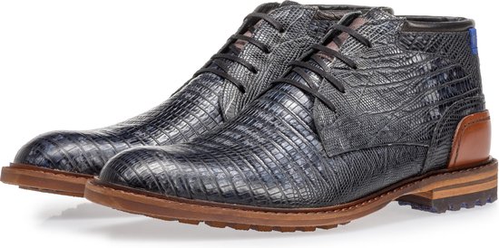 Heren Veterschoenen Floris Van Bommel 20102/14 Antraciet - Maat 7½ | bol.com