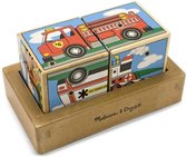 Puzzelblokken - Met voertuig geluiden - 2st.