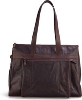 Laptop Shoulderbag - Dark Brown