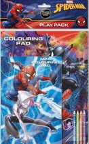 Tekenset Marvel | Spiderman Kleurboeken | A4 A5 kleurboek met potloden |Tekenset voor kinderen | Tekenen | Stiften  |  Knutselen | Marvel's Spider-Man  | Spider-man  |  Spiderman speelgoed  |  Kleurboek spiderman  | Knutselen voor jongens stuks