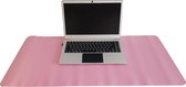 Bureau mat onderlegger | Paars roze - kunstleer | 80 x 40 cm | Muismat | Desktop mat | Gaming mat | Deskmate | Bureau organizer | Bureaumat | Bureauonderlegger