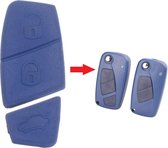 Autosleutel rubber pad 2-3 knoppen SIPRS8 Blauw geschikt voor Fiat sleutel 500 / Panda / Idee / Punto / Ducato / Stilo / Doblo / Bravo / Fiorino / Qubo /  fiat sleutel behuizing rubber.