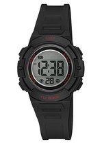 Sportief digitaal Q&Q kinderhorloge Zwart/Rood M185J008