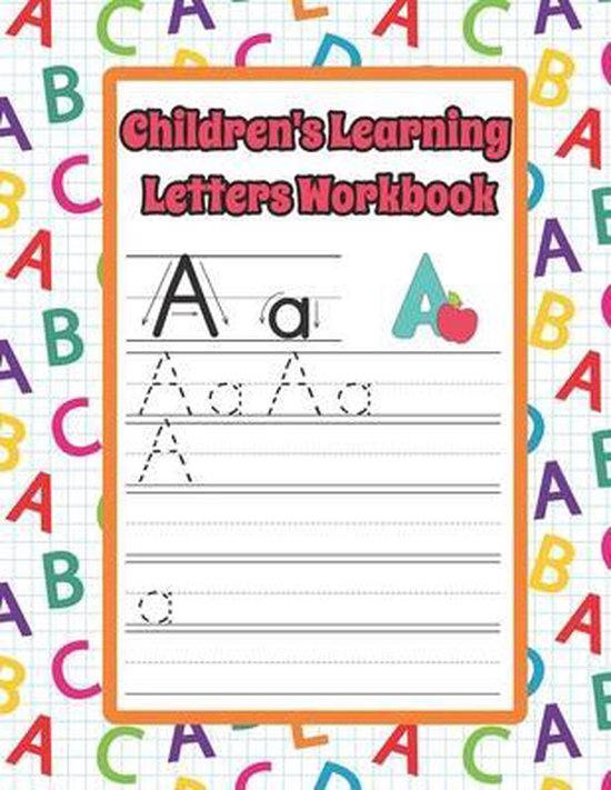 Children's Learning Letters Workbook - cover