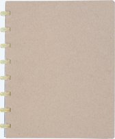 Atoma Bio Notebook A5 couverture en carton recyclé à carreaux avec papier sans chlore