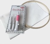 Punch Needle starterset met 1 borduurring
