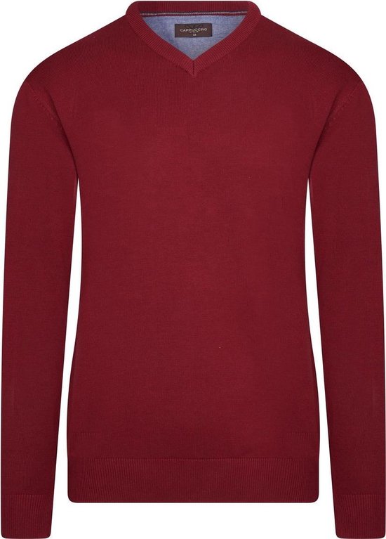 Cappuccino Italia - Heren Sweaters Pullover Red - Rood - Maat XL