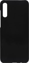 Effen Backcover Samsung Galaxy A70 hoesje - Zwart