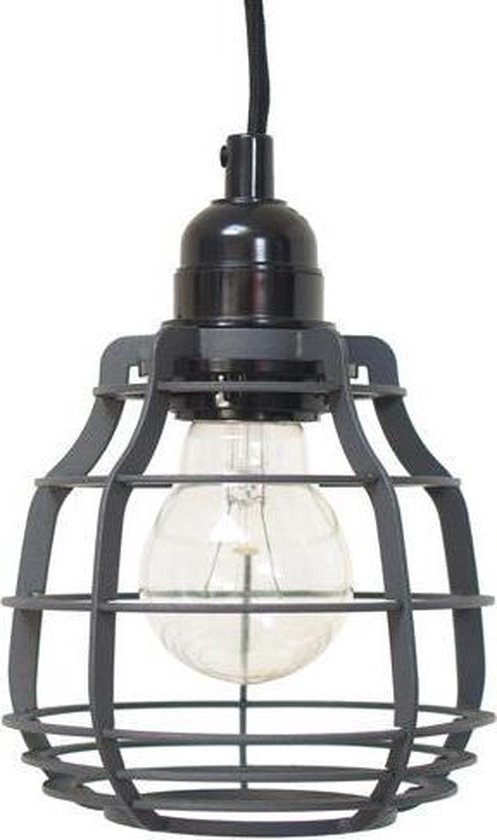 HK living Lab Lamp - Industriële Hanglamp - Tafellamp - Met Dimmer - E27 -  13x13x17 -... | bol.com