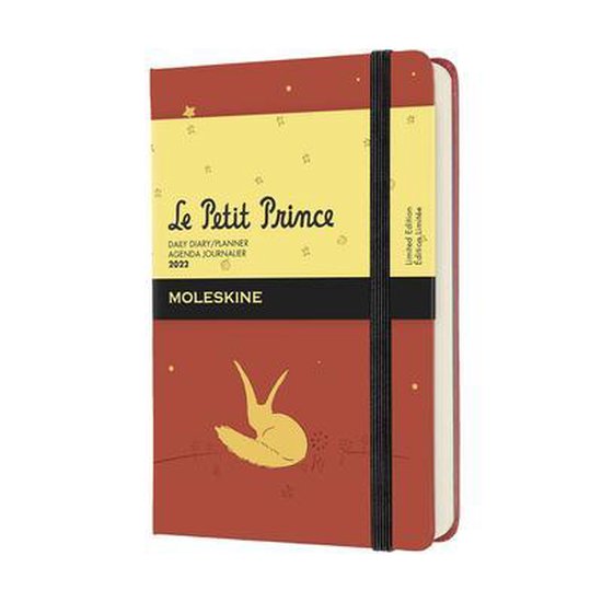 Moleskine 2022 Petit Prince Daily Planner, 12m, Pocket, Fox, Hard Cover (3.5 X 5.5)