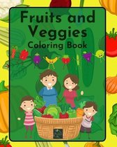 Fruits and Veggies Coloring Book