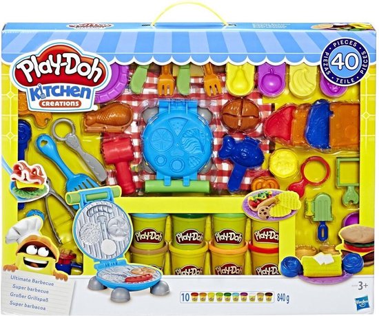 Play-Doh - Kitchen Creations - Super barbecue - gril jouet pour