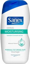 6x Sanex Douchegel Dermo Moisturizing 500 ml