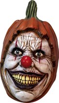 Partychimp Carving Clown Volledig Hoofd Masker Halloween voor bij Halloween Kostuum Volwassenen Carnaval - Latex - One size
