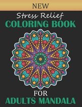 New Stress Relief Coloring Book For Adult Mandala
