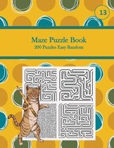 Maze Puzzle Book, 200 Puzzles Easy Random, 13
