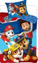 Paw Patrol eenpersoons dekbed overtrek 140x200cm