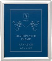 Fotolijst - Henzo - London - Fotomaat 3.5x4.5 cm - Zilver