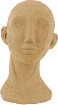 Present Time Decoratieve objecten Statue Face Art  polyresin sand brown Beige