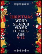 Christmas Word Search Game for Kids Age 9-12