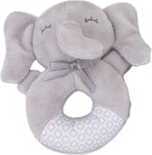 DW4Trading® Extra zachte knuffel rammelaar olifant 13 cm