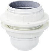 EDM - Lamphouder + 2 ringen - E27 - Wit