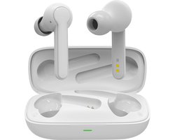 Qproducts Earpods - Volledig Draadloze Oordopjes - Bluetooth Oortjes - Earbuds - Draadloos met Extra Bass - Ideaal voor Sport en Hardlopen - Wireless & Waterproof - Wit