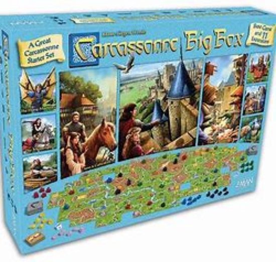Thumbnail van een extra afbeelding van het spel Asmodee Carcassonne Big Box 2017 - EN