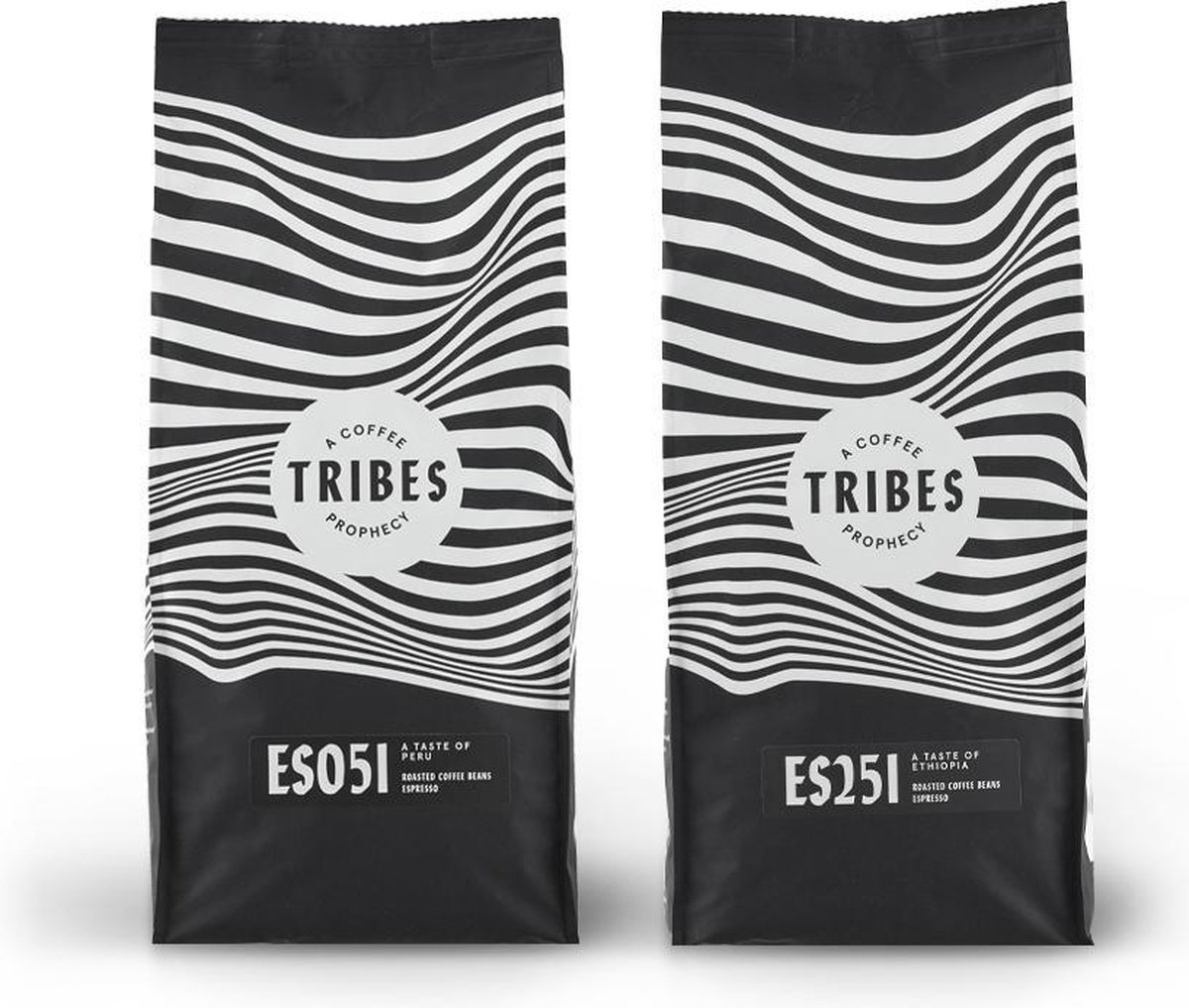 Tribes coffee - koffiebonen proefpakket - 2kg koffie - lungo espresso - Tribes Coffee