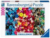 Bol.com Ravensburger puzzel Challenge Knopen Legpuzzel 1000 stukjes aanbieding