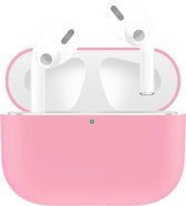 AirPods hoesjes van By Qubix - AirPods Pro Solid series - Siliconen hoesje - Roze