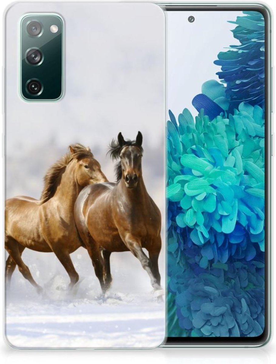 Samsung Galaxy S20 FE TPU Hoesje Paarden