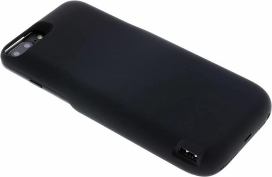 verkoopplan Ontslag nemen grijnzend Power Case 8000 mAh iPhone 8 Plus / 7 Plus / 6s Plus / 6 Plus hoesje -  Zwart | bol.com