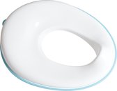 Wc verkleiner – Inclusief ophanghaak – anti-slip rand – Wc bril verkleiner – Toiletverkleiner – Kinderen – Modern design – Wit met lichtblauw