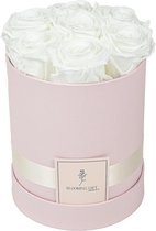 Flowerbox longlife rozen | PINK | Medium | Bloemenbox | Longlasting roses WHITE | Rozen | Roses | Flowers