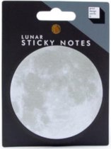 Suck Uk Memoblaadjes Zelfklevend Lunar 7,5 Cm Papier Grijs
