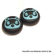Thumb Grips | Thumb Sticks | Gaming Thumbsticks | Geschikt voor Nintendo Switch & Lite | 1 Set = 2 Thumbgrips | Beertjes | Zwart met Blauw