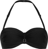 CYELL Dames Bandeau Bikinitop Voorgevormd met Beugel Zwart -  Maat 80C