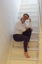 Yoga legging- Basic Legging - Sport legging - Paars