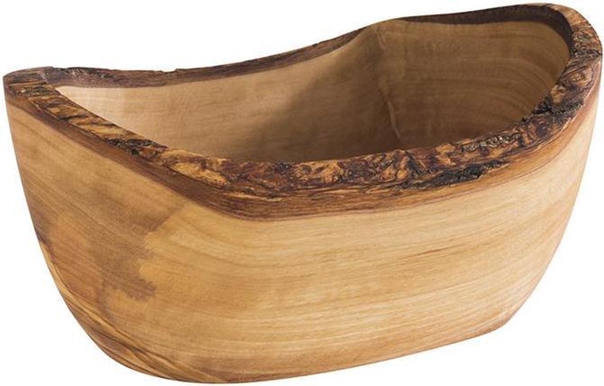 APS-Germany® Tapasschaaltjes - Borrelschaaltjes - Tapasservies - Serveerschaal - Olijfhout - 8 x 13 cm