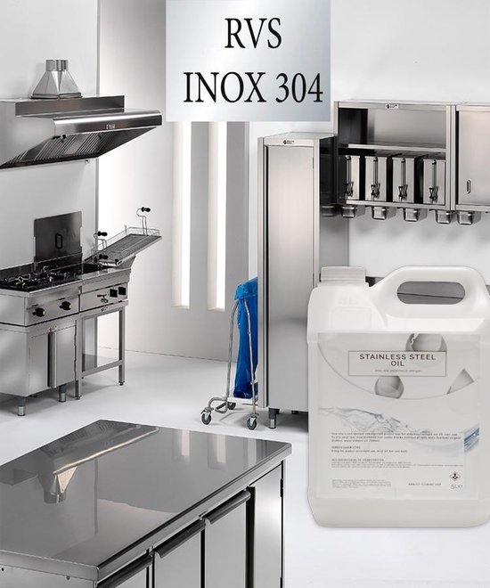 Inox-olie is een speciaal samengesteld product voor het onderhoud reinigen  van elk... | bol.com