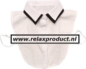 Blouskraagje - Kraagje - Kraag voor onder blouse - Nette kraag - Zwart - Wit - Gestreept kraagje