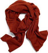 Cashmere and Scarves - Sjaal Eva - Spice / Rood - Samenstelling 80% Wool / 20% Cashmere