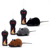 Kattenspeelgoed - Speelmuis voor katten met afstandsbediening (elektrisch) - kattenspeeltjes intelligentie - Kleur bruin - Formaat medium