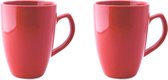 Mugs et tasses Love - Céramique - Rouge - 2 pièces - 350 ml