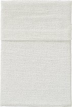 Cottonbaby wieglaken - Cottonsoft - sparkle wit/taupe - 75x90 cm
