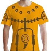 NARUTO SHIPPUDEN - Tshirt Chakra Mode man SS yellow - premium