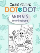 Dot To Dot Count Games Animals Coloring Book